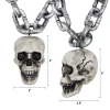 Skull Chain Decoration, Silver, 6', Halloween by Way To Celebrate