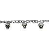 Skull Chain Decoration, Silver, 6', Halloween by Way To Celebrate