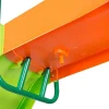 SLIDEWHIZZER Outdoor Playset Slide Climber, 10 ft, Orange Green - Kids Slide