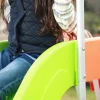 SLIDEWHIZZER Outdoor Playset Slide Climber, 10 ft, Orange Green - Kids Slide