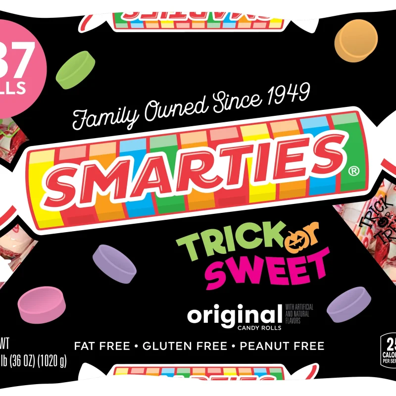 Smarties 2.25lb Halloween Bag - Flavored Candy Rolls