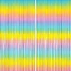 Sm:)e 2-Pack Light Bright Silver Foil Fringe Curtains for Events - Birthday, Wedding, Graduation, Christmas, Baby Shower