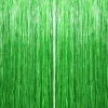 Sm:)e 2-Pack Light Bright Silver Foil Fringe Curtains for Events - Birthday, Wedding, Graduation, Christmas, Baby Shower