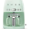 Smeg 50's Retro Style Drip Filter Coffee Machine, 10 Cups, Pastel Green