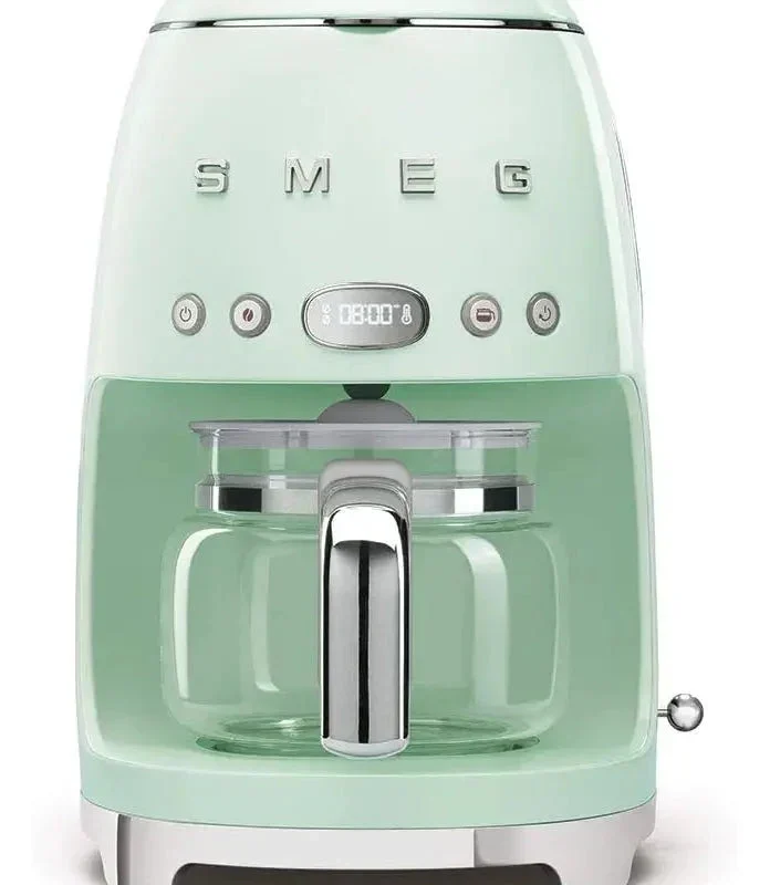 Smeg 50's Retro Style Drip Filter Coffee Machine, 10 Cups, Pastel Green