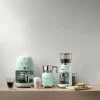 Smeg 50's Retro Style Drip Filter Coffee Machine, 10 Cups, Pastel Green