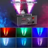 Smoke Machine Fog Machine 2000W Double-tube Adjustable DMX512 RGB 3-in-1 Led Stage Smoke Machines for Party/ Wedding/ St