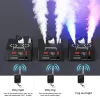 Smoke Machine Fog Machine 2000W Double-tube Adjustable DMX512 RGB 3-in-1 Led Stage Smoke Machines for Party/ Wedding/ St