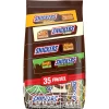 Snickers Fun Size Chocolate Halloween Candy Variety Assortment - 35 Ct Bulk Bag