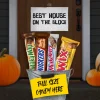 Snickers, Twix, Milky Way & 3 Musketeers Variety Pack Halloween Milk Chocolate Candy Bars -18 Count Box