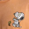 Snoopy Peanuts Men's and Big Men's Halloween Front and Back Graphic Tee, Sizes XS-5XL