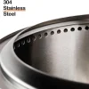 Solo Stove Wood Burning Smokeless Fire Pit, 27 Inch, Stainless Steel, 38 lbs - Yukon 2.0