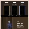 SONGMICS LED Mirror Jewelry Cabinet With Full-Length Mirror, 21.59in D x 21.59in W x 62.59in H