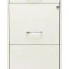 Space Solutions 3 Drawer Letter Width Vertical File Cabinet With Pencil Drawer, White