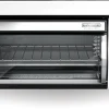 BLACK+DECKER SpaceMaker Under-Counter Toaster Oven, Black/Stainless Steel - TROS1000D