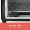 BLACK+DECKER SpaceMaker Under-Counter Toaster Oven, Black/Stainless Steel - TROS1000D