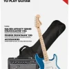 Squier By Fender Affinity Series Stratocaster HSS Pack - Lake Placid Blue, Maple Fingerboard
