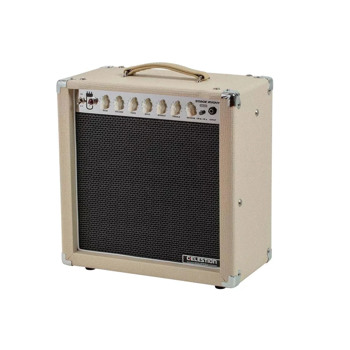 Stage Right By Monoprice 15-Watt 1x12 Guitar Combo Tube Amplifier With Celestion Speaker And Spring Reverb - 611815