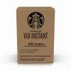 Starbucks VIA Instant Decaf Italian Roast Coffee Dark Roast 100% Arabica 50 Packets