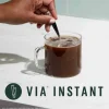 Starbucks VIA Instant Decaf Italian Roast Coffee Dark Roast 100% Arabica 50 Packets