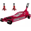 Steel Hydraulic Floor Jack And Jack Stands Set - Three-ton