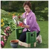 Step 2 Garden Kneeler Seat, Green - 16.25 in H x 21.75 in W x 10.75 in D