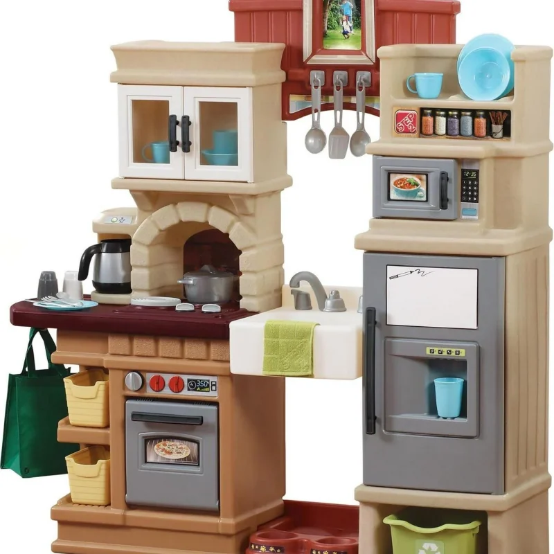 Step2 Heart Of The Home Toddler Play Kitchen Set, Multicolor, 45.13in W x 48in H x 12in D - 821800