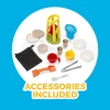Step2 Kids' All Around Playtime Patio Kitchen Play Set With Canopy, 47.5 x 47.5 x 60 Inches - 874100