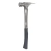 Stiletto 15 oz Ti-Bone III Titanium Hammer With Milled Face Curved Handle - TB3MC