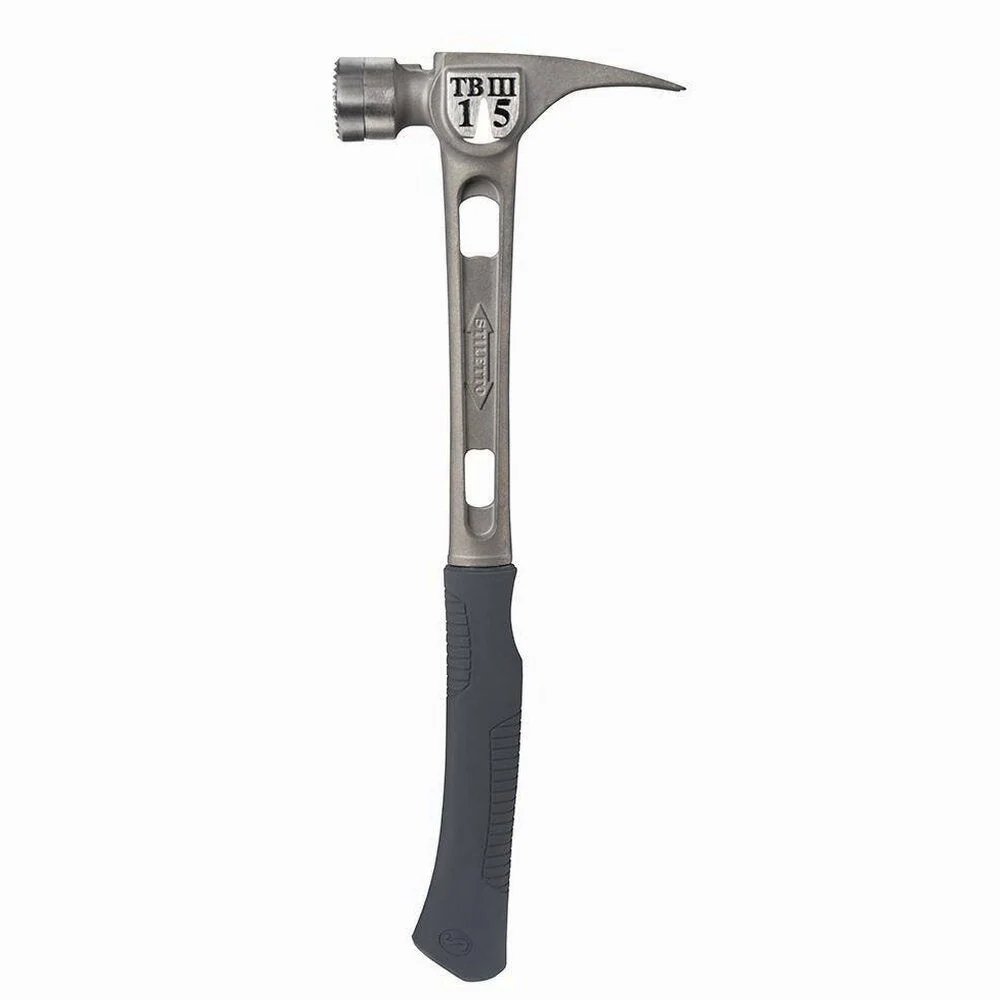 Stiletto Titanium Hammer 15 oz Curved Composite Handle Milled Face - TB3MC