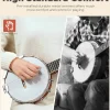 Vangoa 26 Inch Mini Travel Banjo With Remo Head And Beginner Kit