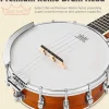 Vangoa 26 Inch Mini Travel Banjo With Remo Head And Beginner Kit
