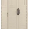 Suncast Vertical Outdoor Storage Shed - Vanilla