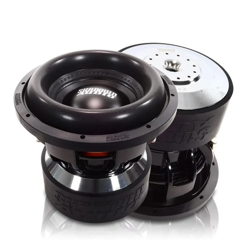 Sundown Audio 10in 2000W RMS Dual 1-Ohm Voice Coil Car Subwoofer, Black - X-10 V.3 D1