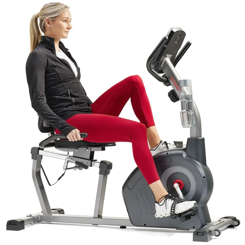 Sunny Health & Fitness Elite Interactive Series Recumbent Bike - SF-RB420046