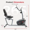 Sunny Health & Fitness Smart Magnetic Recumbent Bike With Hand Cycle - SF-RB423034