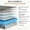 SweDrea Hybrid Cooling Memory Foam Mattress - 8 in Or 12 in