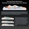 SweDrea Hybrid Cooling Memory Foam Mattress - 8 in Or 12 in