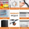 Sweetcrispy 3.2 Cu. Ft. Single-Door Mini Refrigerator With Freezer, Black