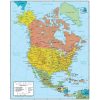 Swiftmaps North America Wall Map - GeoPolitical Edition