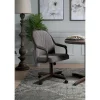 Swivel And Tilt Rolling Caster Chair With Cushioned Seat - Casual Dining Office Or Home Use