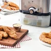 T-Fal Ultimate Steel Deep Fryer With Basket, 3.5 Liter Oil And 2.6 Pound Food Capacity - EZ Clean Pro