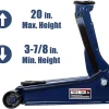 TCE Low Profile Hydraulic Floor Jack, Blue, 4 Ton - W847U