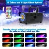 TCFUNDY 500W Fog Machine w/ LED RGB 9IN1 Fogger Smoke Maker with Wireless Remote Controller