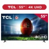 TCL 55 inch 4K UHD HDR Roku Smart TV With 4 HDMI Inputs - 4-Series