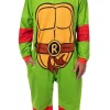 Teenage Mutant Ninja Turtles Mens' Adult Hooded Union Suit TMNT Character 1PC Costume Sleep Pajama Lounge