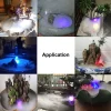 TETOU Halloween Party Mist Maker, Fog Machine Atomizer with 12 LED Color Changing Lights for Water Feature Halloween Chr