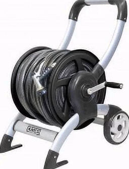 The Ames Company Aluminum Hose Reel Cart, Silver, 200 Ft - 2518000