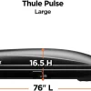 Thule Pulse Cargo Roof Box, Large, Black, 16 Cubic Feet - 615