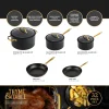 Thyme & Table 32-Piece Non-Stick Cookware & Bakeware Set, Black